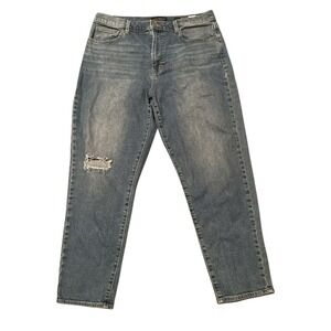 Lucky Brand High Rise Drew‎ Mom Light Wash Blue Ankle Jeans 12/31 Normcore Indie
